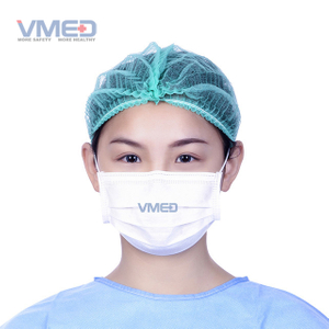 Maschera di protezione per il viso da laboratorio chirurgico bianco
